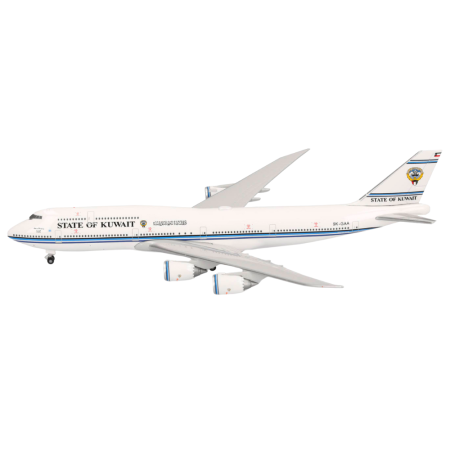 Preview: Herpa Wings Flugzeugmodell Kuwait Government Boeing 747-8 BBJ (1:500)